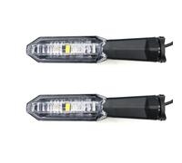 JBPIHZT Clignotant Indicateurs Clignotants Avant De Moto À LED pour Kawasaki ZH2 Z1000 Z1000R Z900 Z800 Z650 Z400 Z250 ABS 2014 2015-2024 Clignotant Moto(Clair)