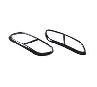 JBPIHZT Couvercle De Silencieux D'échappement En Acier Inoxydable Accessoire Décoratif Noir Pour Volvo XC60 2018 2019(NOIR)