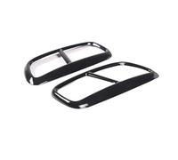 JBPIHZT Couvercle Décoratif De Sortie De Silencieux D'échappement En Acier Inoxydable Pour Volvo XC90 2016 2017 2018 2019 Accessoires De Voiture(NOIR)