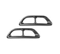 JBPIHZT Embout De Silencieux D'échappement Arrière Extérieur Pour Accord 10e Génération 2018-2020 Autocollant Décoratif Accessoire De Modification Automobile(Texture en fibre de carbone)