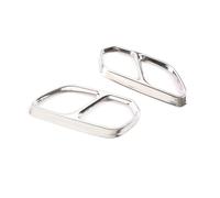 JBPIHZT Embout De Silencieux D'échappement Arrière Gauche/droite En Acier Inoxydable Noir Pour VW Pour Touareg CR7 2019 2020 2021(Argent)