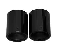 JBPIHZT Embout De Silencieux D'échappement En Acier Inoxydable 304 2 Pièces Pour Mazda CX5 CX30 CX4 Accessoires Automobiles(NOIR)