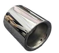 JBPIHZT Embout De Silencieux D'échappement En Acier Inoxydable Chromé Pour Mazda CX-5 CX4 CX3 CX7 CX8 Accessoires(Argent)