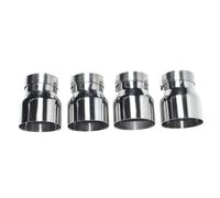 JBPIHZT Embout De Silencieux D'échappement En Acier Inoxydable Noir Pour M2 M3 M4 F80 F82 F83 F84 F87(Argent)