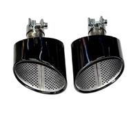 JBPIHZT Embout De Silencieux D'échappement En Acier Inoxydable Pour A3 A4 A5 S3 S4 S5 RS3 RS4 RS5(NOIR,A tube)