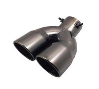 JBPIHZT Embout De Silencieux D'échappement En Acier Inoxydable Pour Toyota C-HR CHR 2017 2018 2019 2020 2021 2022 1 Pièce Accessoire Automobile(NOIR)