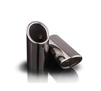 JBPIHZT Embout De Silencieux D'échappement En Acier Inoxydable Pour Volvo S60 V40 V60 XC60 2011 2012 2013 Accessoires(NOIR)