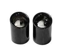 JBPIHZT Embout D'échappement Auto Pour B&MW X3 G01 X4 G02 2019 2020 2021 2022 Embouts D'échappement Silencier Acier Inoxydée Bec D'échappement(NOIR)