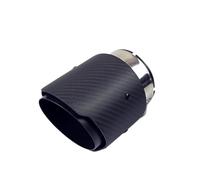 JBPIHZT Embout D'échappement En Carbone Pour Mazda Pour Axela CX-5 CX-4 CX-3 Embout Décoratif Modifié(NOIR)