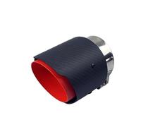 JBPIHZT Embout D'échappement En Carbone Pour Mazda Pour Axela CX-5 CX-4 CX-3 Embout Décoratif Modifié(ROUGE)