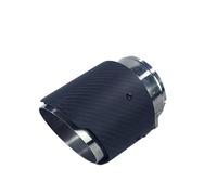 JBPIHZT Embout D'échappement En Carbone Pour Mazda Pour Axela CX-5 CX-4 CX-3 Embout Décoratif Modifié(Argent)