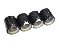 JBPIHZT Embout D'échappement En Fibre De Carbone Mperformance 4 Pièces Pour M2 F87 M3 F80 M4 F82 F83(StyleB)
