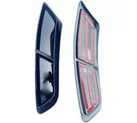 JBPIHZT Kit D'accessoires Chromés Pour VW Pour Passat B8 Variant 2016 2017 2018 2019 2020 Avec Quatre Décorations D'échappement(NOIR)
