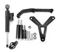 JBPIHZT Kit De Support Fixation Et D'amortisseur Direction En Aluminium CNC Motif Carbone Pour YAMAHA Pour Tracer 900 GT 2021-2023(Model C)