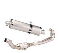JBPIHZT Ligne D'échappement Complète Pour Moto Silencieux Modifié Sortie Avant Pour TMAX530 Pour TMAX 560 Pour TMAX 530 2017 2018 2019 2020(StyleB)