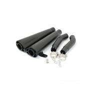 JBPIHZT Ligne D'échappement Complète Pour Moto Tube Intermédiaire Modifié Pour Hayabusa GSXR1300 GSX1300 2008 2009 2010 2011 2012-2018(NOIR)