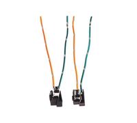 JBPIHZT Lot de 2 connecteurs d'alimentation pour ampoules de phares de voiture (types H1 H7 H4) - Adaptateurs de câblage et douilles(Style D)