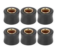 JBPIHZT Lot De 6 Silentblocs D'amortisseur Arrière Universels Pour Moto 10 Mm Compatibles Avec Les Modèles Trail Tout-terrain Et Route
