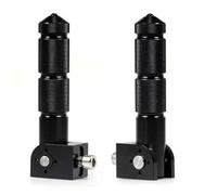 JBPIHZT M8" Filetage 5/16IN CNC Pédales Universielles Repose Pieds Pliables Pour Motos Vélos Véhicules Électriques Cyclomoteurs Karts(NOIR)