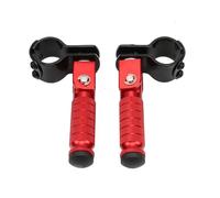 JBPIHZT Moto 1 Paire Pédales Pied Moteur Électrique Pédales Rabattables Pédale Enfant Pédale Pliante Pour Scooter Et Moto Électrique(ROUGE)