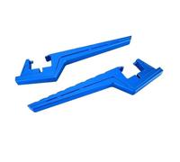 JBPIHZT Moto Passager Prolongateur Repose-Pieds Pédales CNC Motocross Dirt Bike Accessoires Tout-Terrain Pour VTB Pour VENTUS ONE Universel(Bule)