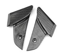 JBPIHZT Motocyclette ABS Siège Arrière Passager Pédale de Pied Couvre-Pédales Motocyclette Pour VESPA S LX LXV LT Accessoires Paire Noir(Carbone)