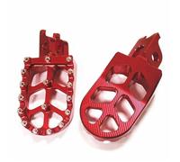 JBPIHZT Motorcycle Footrest Footpegs Foot Pegs Pedal Pour CRF1000L CRF1100L Pour Africa Pour Twin CRF1100 CRF1000 CRF 1000 1100 L(ROUGE)