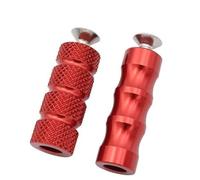 JBPIHZT Pédale Moto CNC Universelle M6 Racing Levier De Vitesse Frein Manchon Repose-pieds(ROUGE)