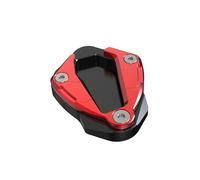 JBPIHZT Plaque Extension Bequille pour CBR1000RRR SP CBR 1000 CBR1000 RR-R pour Fireblade 2020 2021 2022 2023-2025 Support Latéral De Moto Agrandisseur Plaque Agrandisseur(Rouge)