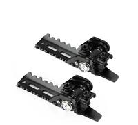 JBPIHZT Plaquettes De Repose Pieds Avant De Moto Pour R1250GS R 1200 GS F750GS F850GS S1000XR Repose-pieds Pliants Pinces 22-25mm(NOIR)