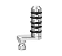 JBPIHZT Pour Aprilia Pour Tuono 125 4T Pour Shiver 750 900 Pédale De Frein Arrière Pointe De Pédale Motocyclette Pédale De Frein Droit Cale-pieds Plancher De Marche(Argent)