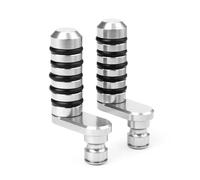 JBPIHZT Pour Aprilia Pour Tuono 660 V4 1100 1000 Pour Shiver 750 Pour Mana 850 RSV4 RSV 1000 Pour Mille V4R Motocyclette Pédale Frein Arrière Levier Vitesse Cale-pieds(Argent)