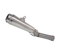 JBPIHZT Pour B&MW F900R F900XR 2020 2021 2022 2023 2024 2025 Ligne D'échappement Intermédiaire Avec Silencieux Et DB Killer(Argent)
