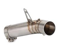 JBPIHZT Pour B&MW S1000RR S1000 RR 2008 2009 2010 2011 2012 2013 2014 Silencieux D'échappement De Moto À Enfiler Tuyau De Raccordement Central