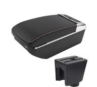 JBPIHZT Pour C&hevrolet Pour Aveo T200 T250 T255 Boîte D'accoudoir Accoudoir De Voiture Console Centrale Boîtier De Rangement Avec Interface USB(A1 Noir rouge 7USB)