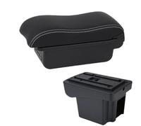 JBPIHZT Pour C&hevrolet Pour NIVA Kit De Rétrofitage D'accoudoir Boîte D'accoudoir Auto Boîte De Rangement Accessoires Intérieurs Auto USB De Charge(B3 Noir blanc 3USB)