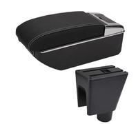 JBPIHZT Pour C&hevrolet Pour Spark 3 Boîte D'accoudoir Pour Spark III Pour Aveo T200 Boîte De Rangement Console Décoration Accessoires Auto(B3 Noir blanc 7USB)
