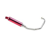 JBPIHZT Pour CBF125 CBF150 CBF125 150 Silencieux D'échappement Pour Moto Système Complet Accessoires De Modification(ROUGE)