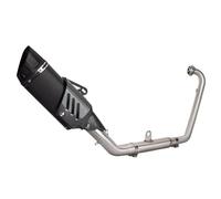 JBPIHZT Pour CFMoto NK 250 250NK NK250 300sr NK300 Ligne D'échappement Avant Intermédiaire Modifiée(NOIR)