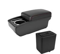 JBPIHZT Pour Citroën Pour Berlingo Accoudoir Pièces De Rechange Boîte De Rangement Voiture Avec Interface USB(A1 Noir rouge SANS USB)