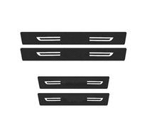 JBPIHZT pour Citroen pour Berlingo Films Protection Seuil Porte Et Coffre Bande Anti-Rayures Pare-Chocs Arrière Autocollants Auto(4 seuils de Porte)