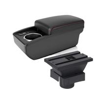 JBPIHZT Pour Citroën Pour Sega Boîte Accoudoir Voiture Modification Intérieure Grand Espace Rangement Avec USB(B1 Red line 6 usb)