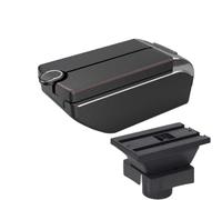 JBPIHZT Pour Citroën Pour Sega Boîtier D'accoudoir Auto Modification Intérieure Grand Espace De Rangement Avec USB(B1 Red line 7 usb)