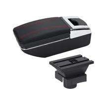 JBPIHZT Pour Citroën Pour Sega Boîtier D'accoudoir Auto Modification Intérieure Grand Espace De Rangement Avec USB(A1 Noir rouge SANS USB)