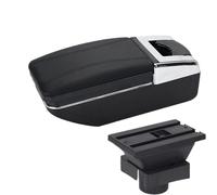 JBPIHZT Pour Citroën Pour Sega Boîtier D'accoudoir Auto Modification Intérieure Grand Espace De Rangement Avec USB(Ligne noire A2 Pas d'USB)