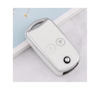 JBPIHZT pour Civic Fit pour Accord CRV HRV pour Jazz pour Odyssey pour Acura TL TSX ZDX RSX CRZ Coque Voiture Pliable en TPU 2 3 Boutons(Blanc,2 Button)