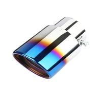 JBPIHZT Pour CRV 2017 2018 2019 2020 Embout D'Échappement 3 À 4 Pouces 76mm Entrée Accessoires D'Échappement Tuyau D'Échappement(Bleu)