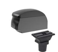 JBPIHZT Pour Daihatsu Pour Charade 2011 2012 2013 Boîte De Stockage Centrale D'accoudoir Auto(A2 Black single)