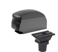 JBPIHZT Pour Daihatsu Pour Charade 2011 2012 2013 Boîte De Stockage Centrale D'accoudoir Auto(B2 Black double)
