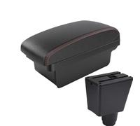 JBPIHZT Pour F&ord Pour FOCUS 3 Boîte D'Accoudoir Pour Focus III MK3 Boîte De Rangement D'Accoudoir Auto Pièces De Rechange Intérieures Accessoires(A1 Noir rouge SANS USB)
